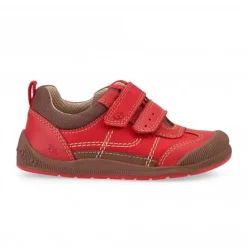 BOY Start-rite Casual Shoes^TICKLE RED NUBUC BOYS SHOE